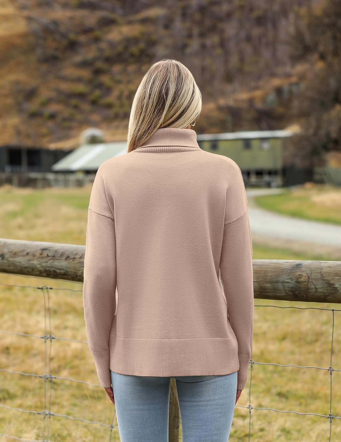 Dokotoo Women’s Open Front Long Sleeve Chunky Knit Cardigan Sweater – Beige